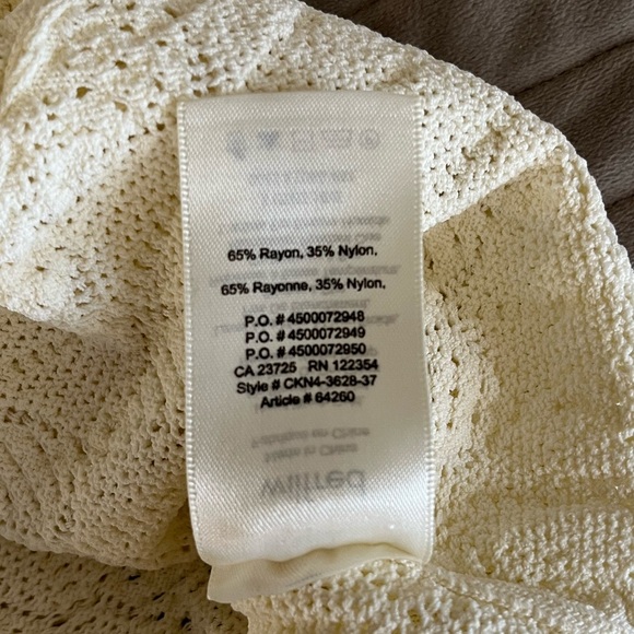 Aritzia Wilfred Women's Cream Knit Sweater size large - Picture 7 of 8